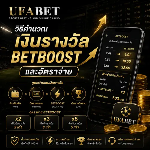 วิธีคำนวณเงินรางวัล BETBOOST